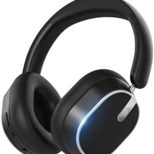 Hybrid Active Noise Cancelling Bluetooth Headphones – Powerful 120H Playtime & Deep Bass