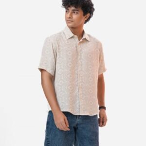 Men’s Casual Printed Shirt – Stylish Short Sleeve Shirt for Everyday Wear